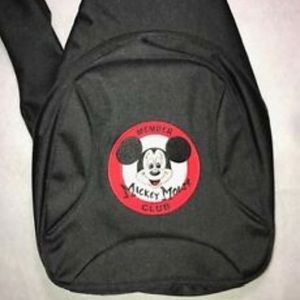 New Cross Body Mickey Mouse Club Backpack Black